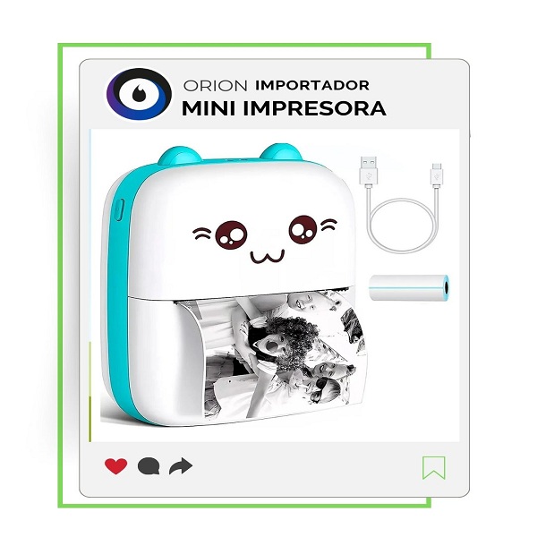 Mini Impresora Térmica Bluetooth Portátil