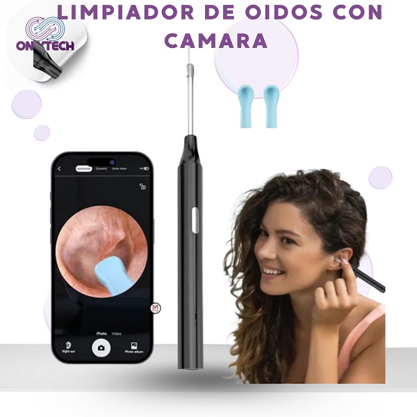 Limpiador de Oídos con Cámara WiFi HD