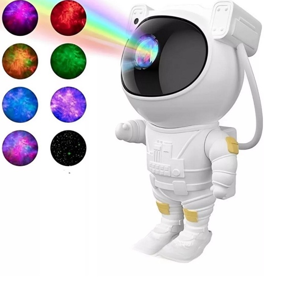 Astronauta Proyector LED Efecto Galaxia 360°